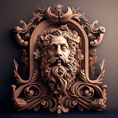 3D model st baroque (STL)